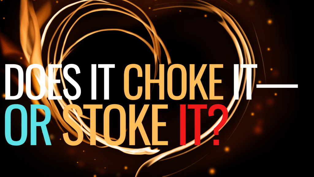 Does it choke it or stoke it?&nbsp;[Video]