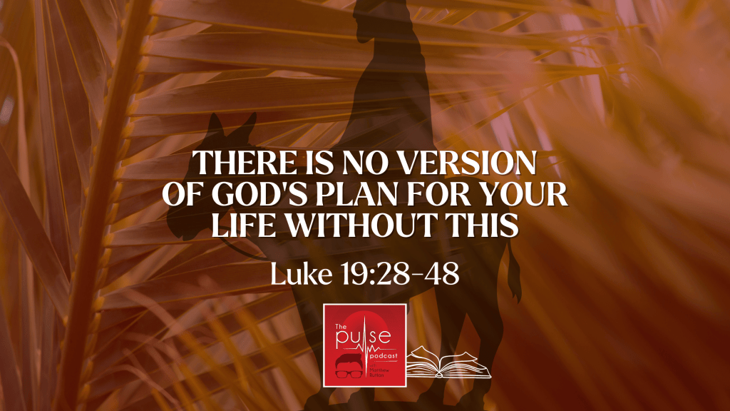 There Is No Version of God’s Plan For Your Life Without This (Luke&nbsp;19:28-48)